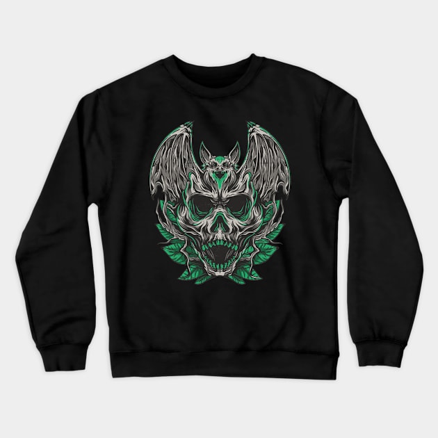 i love scary death halloween day Crewneck Sweatshirt by Houseofwinning